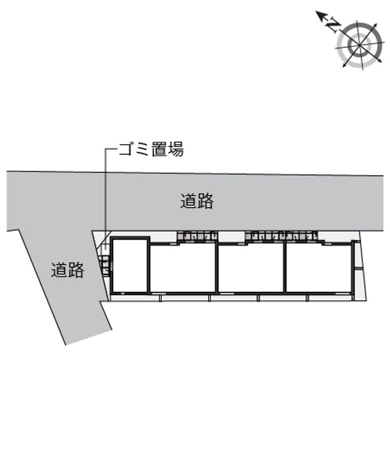 クレイノ白樺 配置図