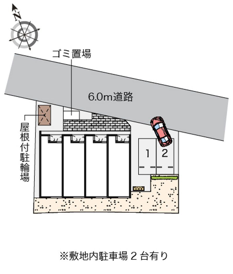 レオネクストドリームハイツⅢ 駐車場