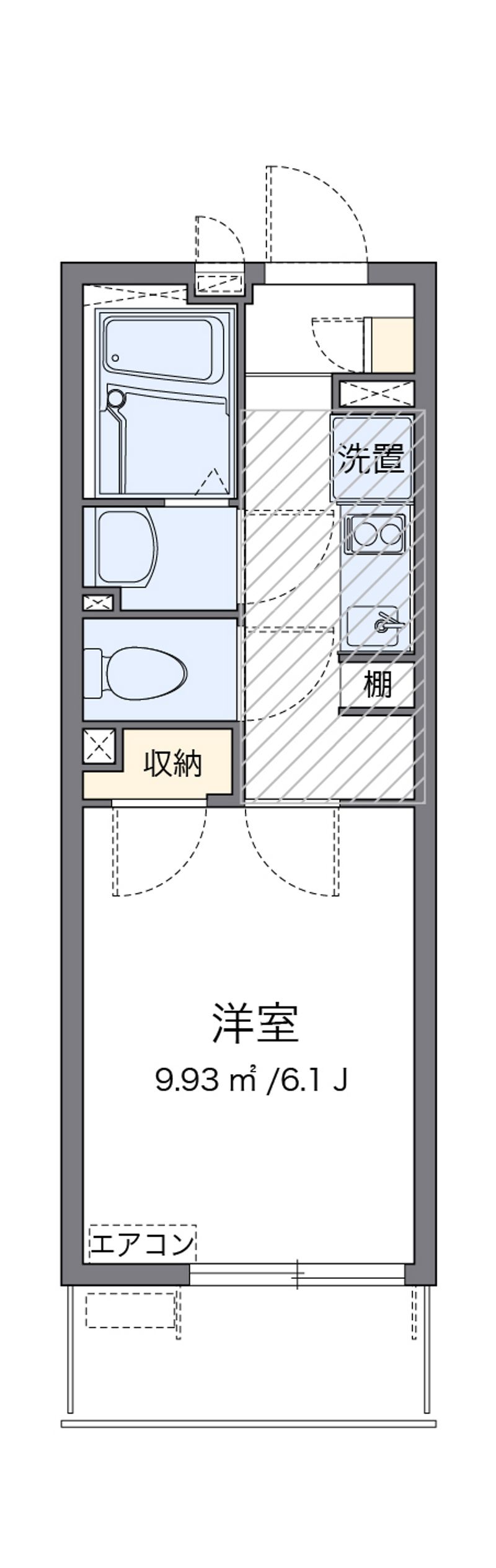 レオネクスト北斗Ⅳ 間取図