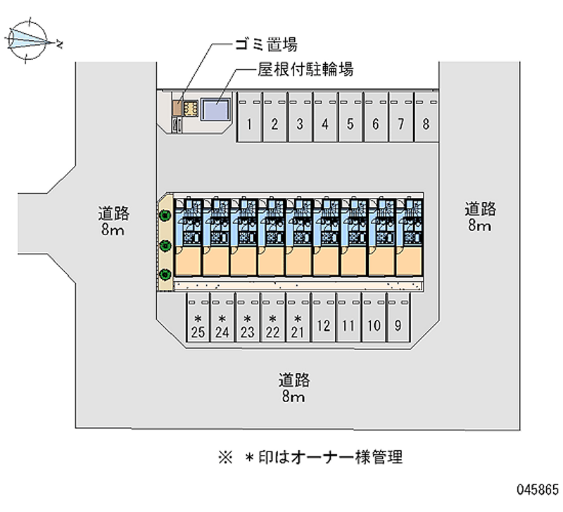 45865月租停车场