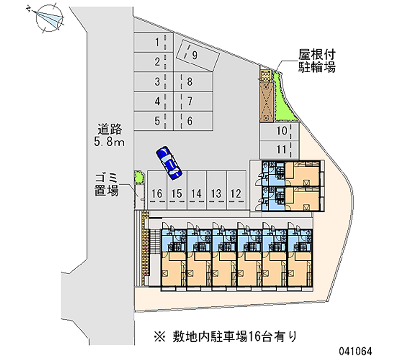 レオパレスネオ塚原台 月極駐車場