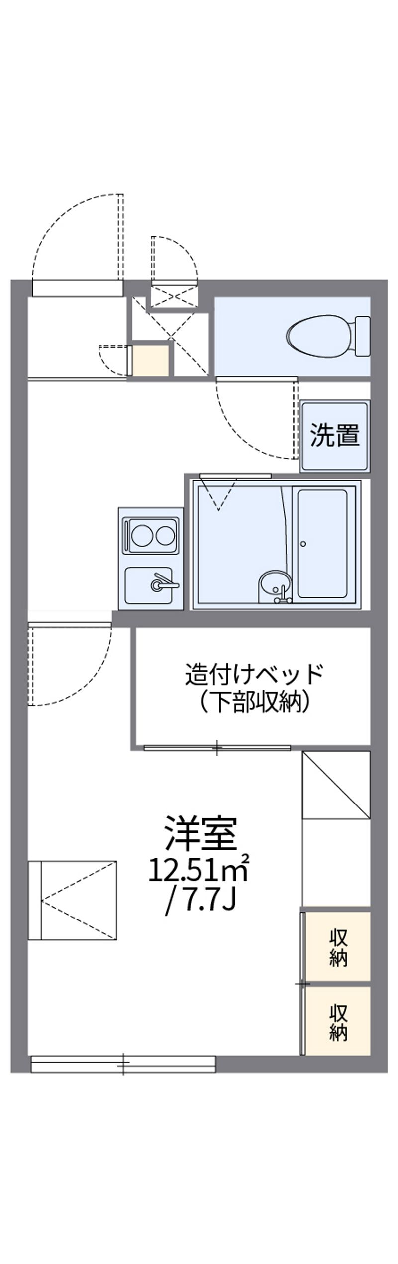 レオパレスＤＡＩＭＯＮ 間取り