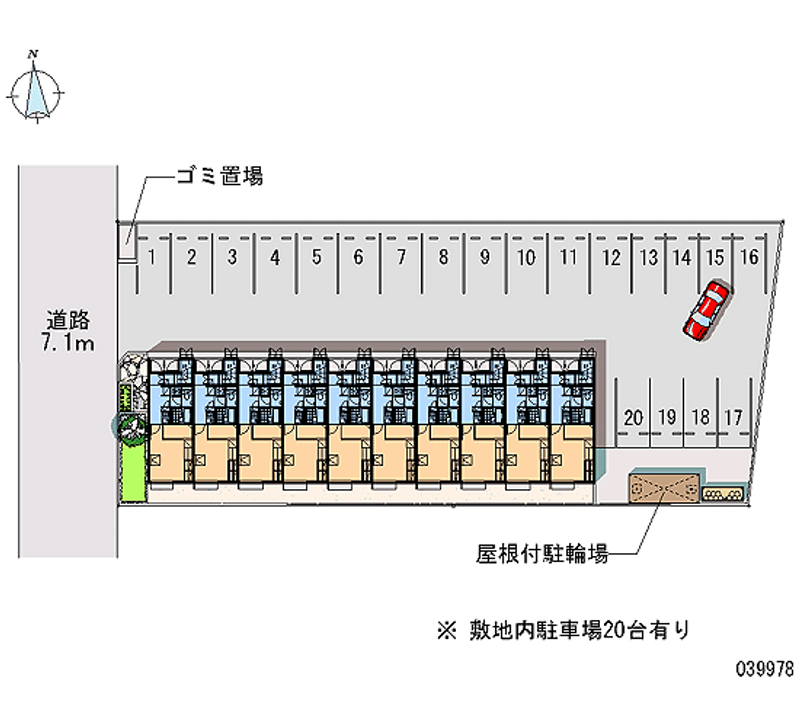 39978 Monthly parking lot