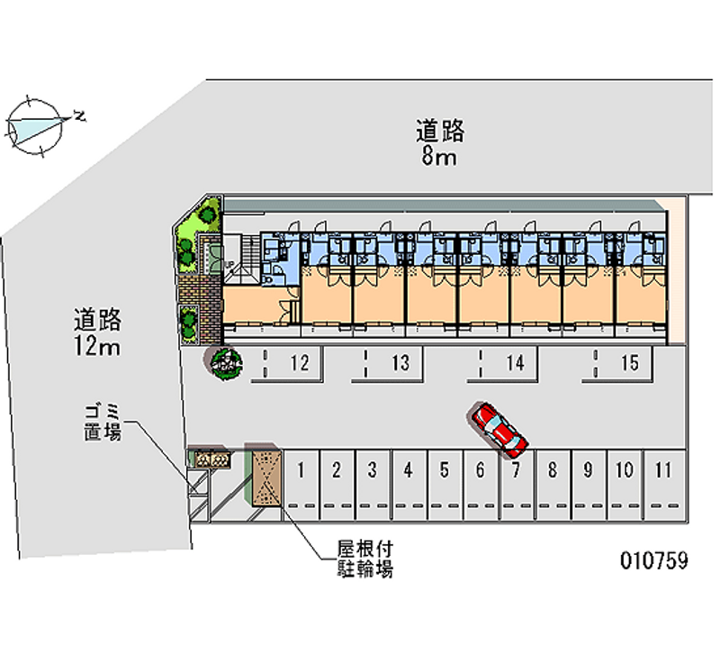 レオパレスイワタ 月極駐車場