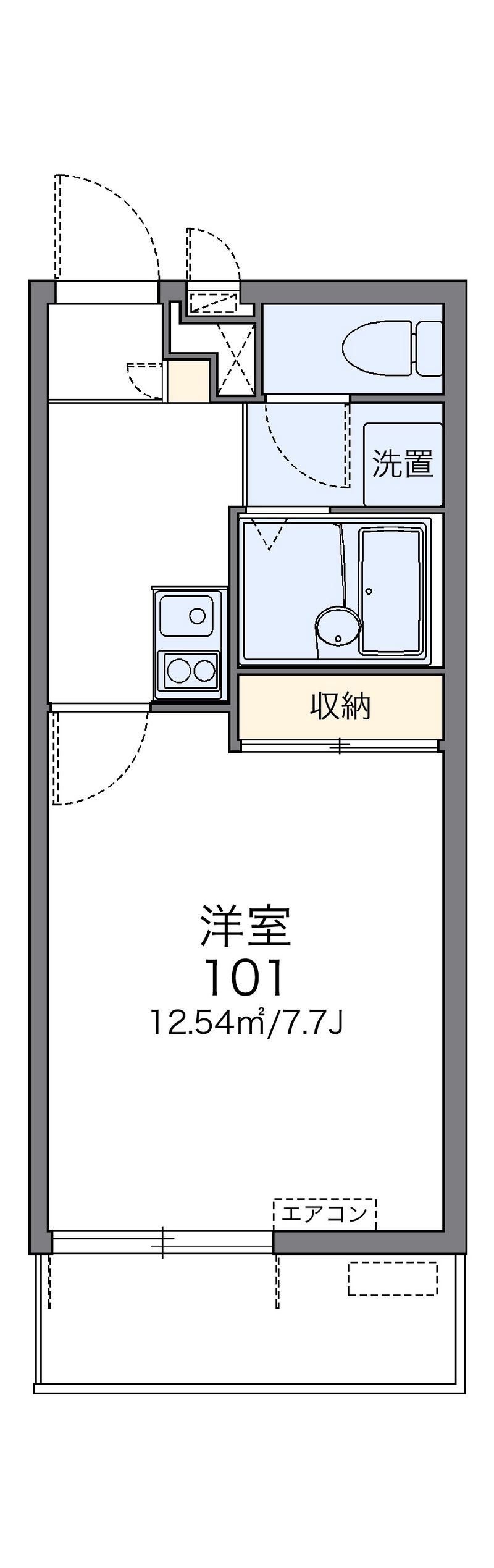 レオパレスｋｅｙａｋｉｙａ 間取図