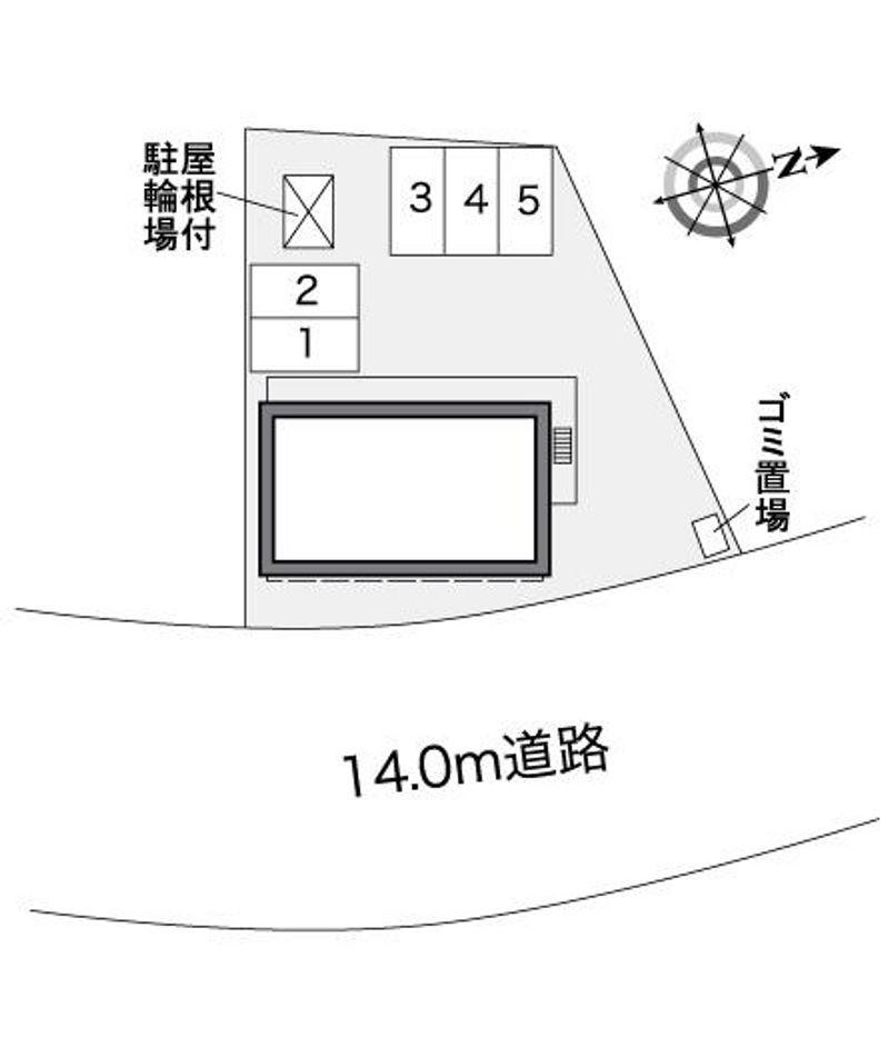 レオパレスソフィア 配置図