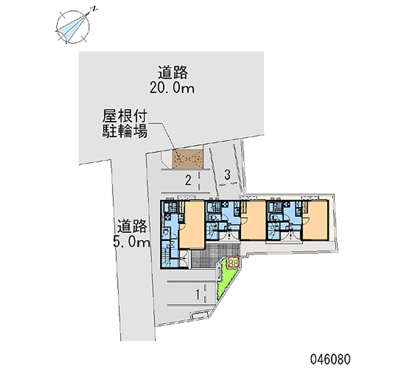 レオネクスト北明治 区画図
