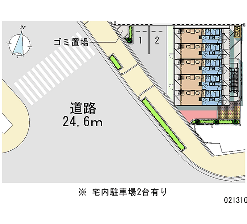 レオパレスフォレスト 月極駐車場