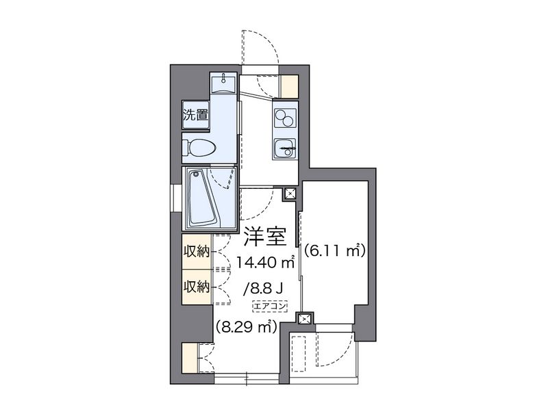 ＬＯＶＩＥ銀座東 間取図