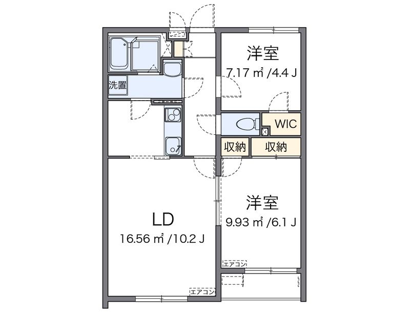クレイノファミリア 間取図