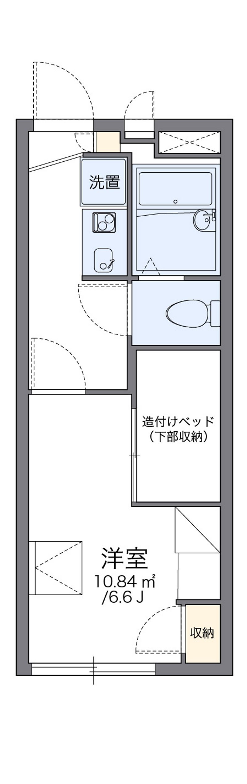 leopalace Parkside Hijiyama 户型图