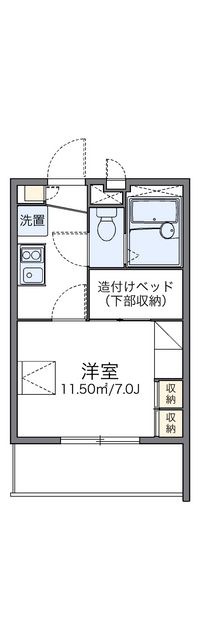 レオパレスゆう 間取り図