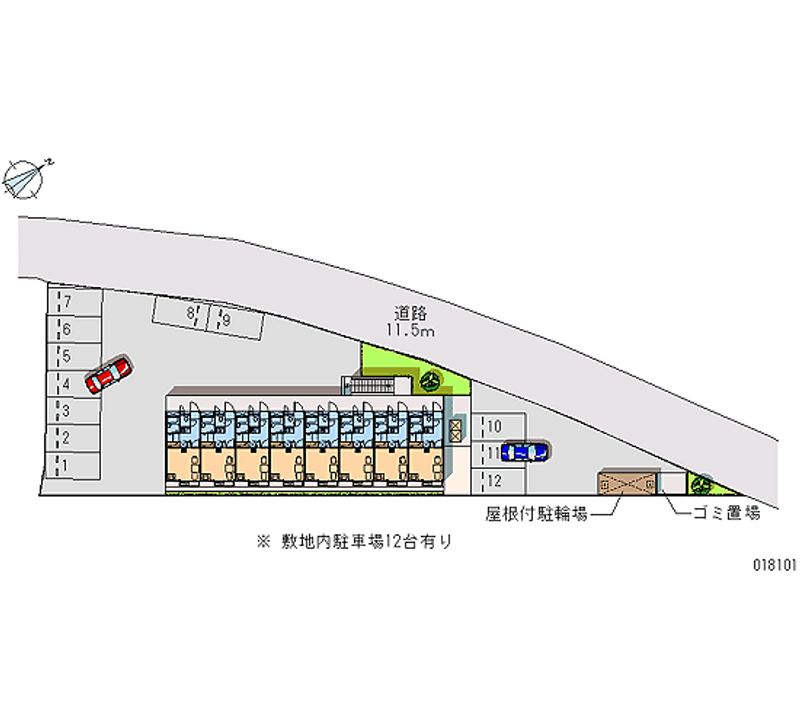 レオパレスＮｅｗ　Ｓｏｕｔｈ 月極駐車場