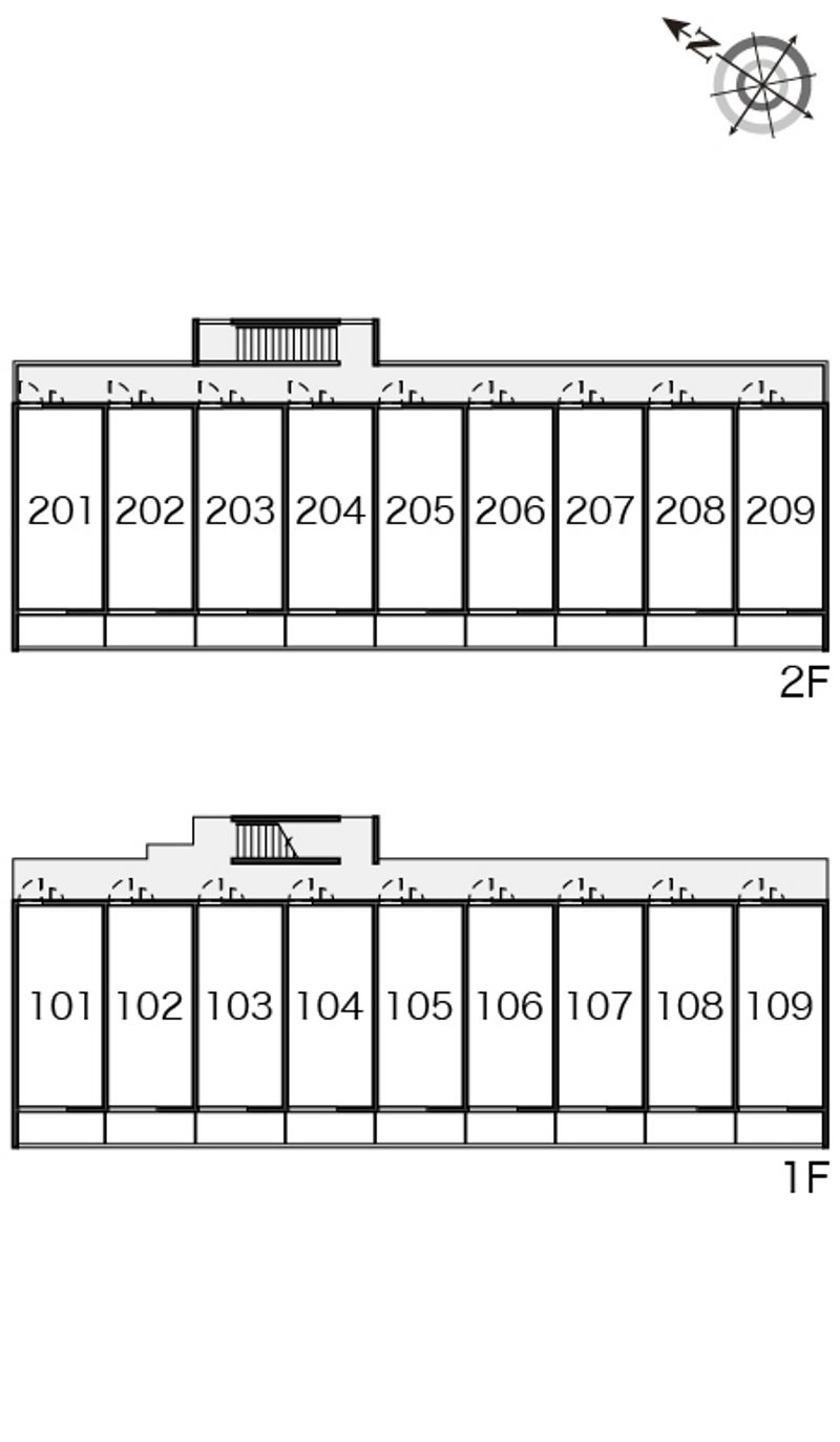 クレイノ南十字星 間取り配置図