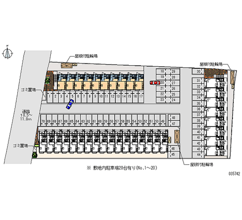 35742 bãi đậu xe hàng tháng