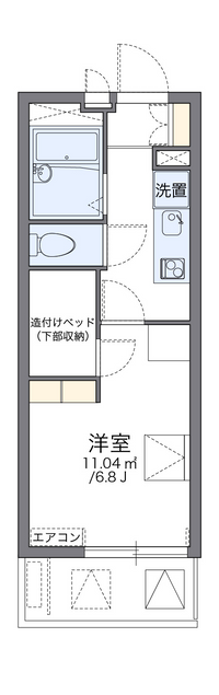 レオパレスパークフロントＭＫ 間取り図