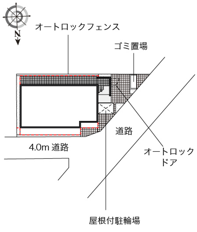レオネクストアブリール天満 配置図