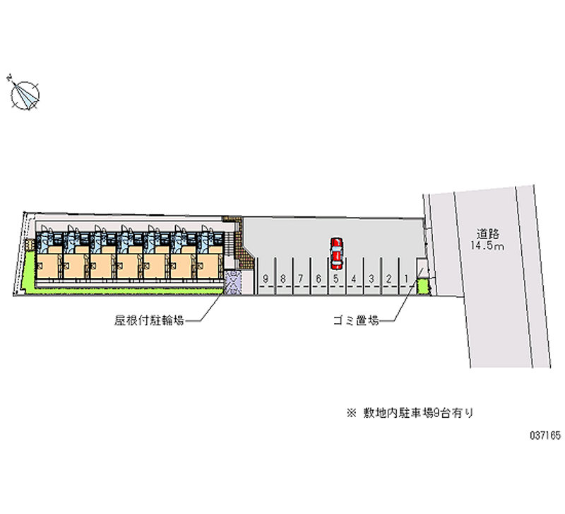 レオパレスあんのん 月極駐車場