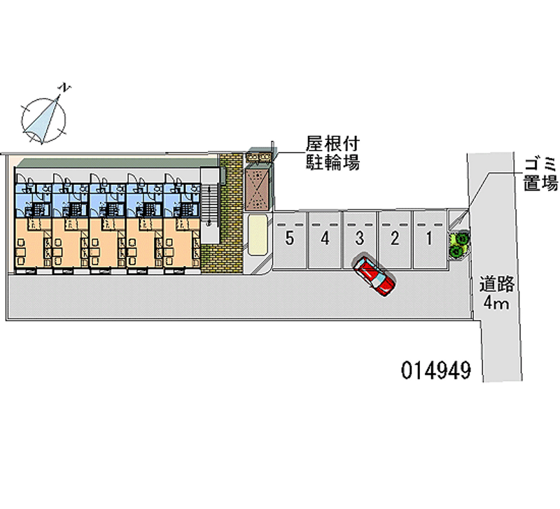 レオパレスオイコス 月極駐車場