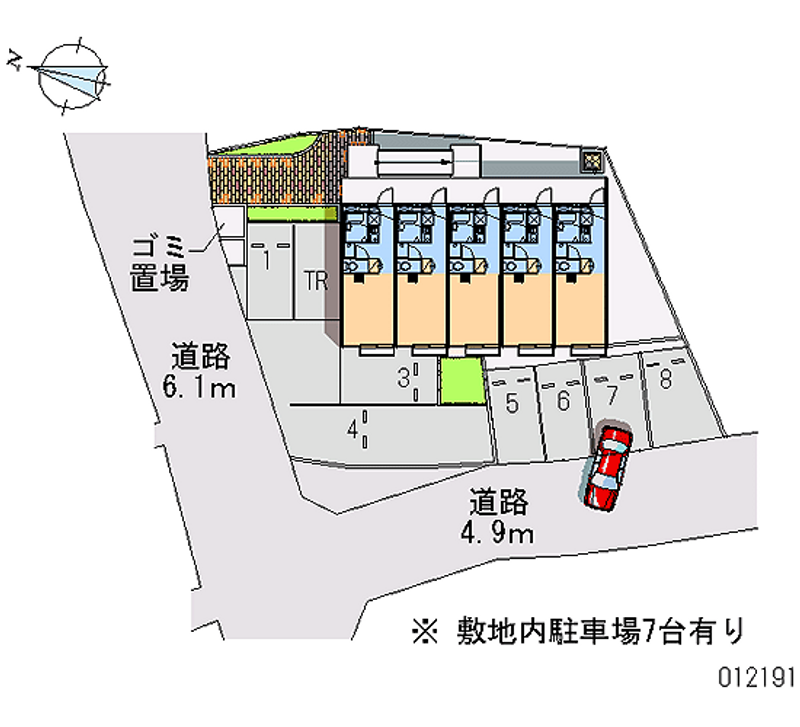 レオパレスホースヒルズ 区画図