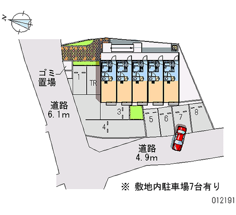 レオパレスホースヒルズ 月極駐車場