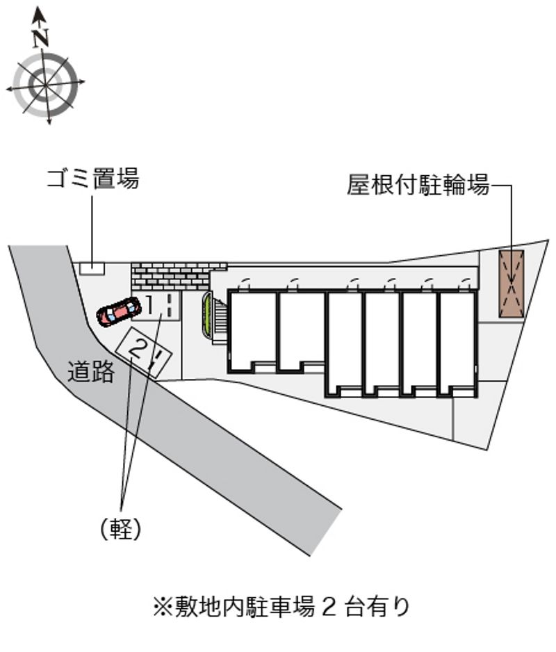 レオネクスト若葉町 配置図