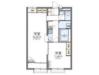 レオパレスおおどり 間取り図