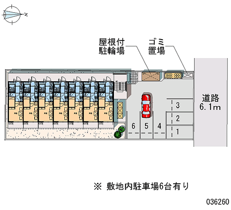 レオパレス豊橋入船 月極駐車場