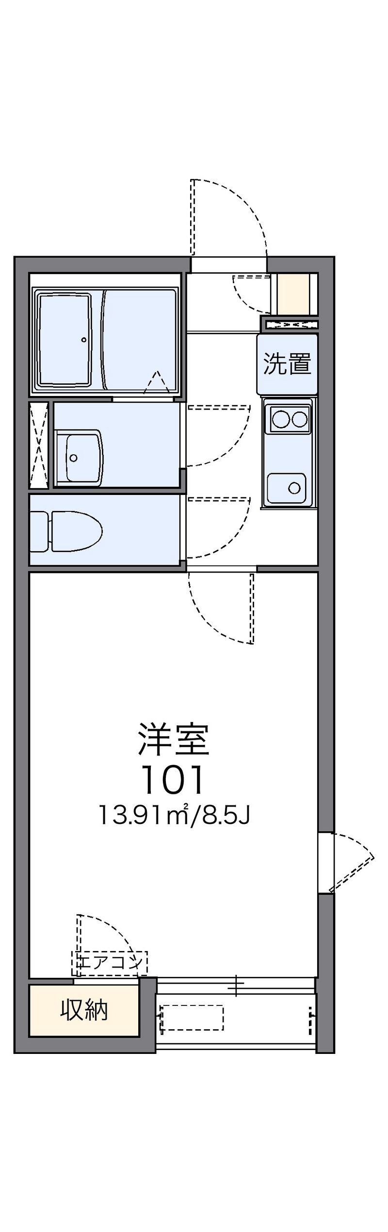レオネクスト片平 間取図