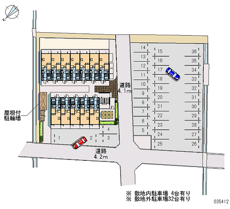 35412 Monthly parking lot