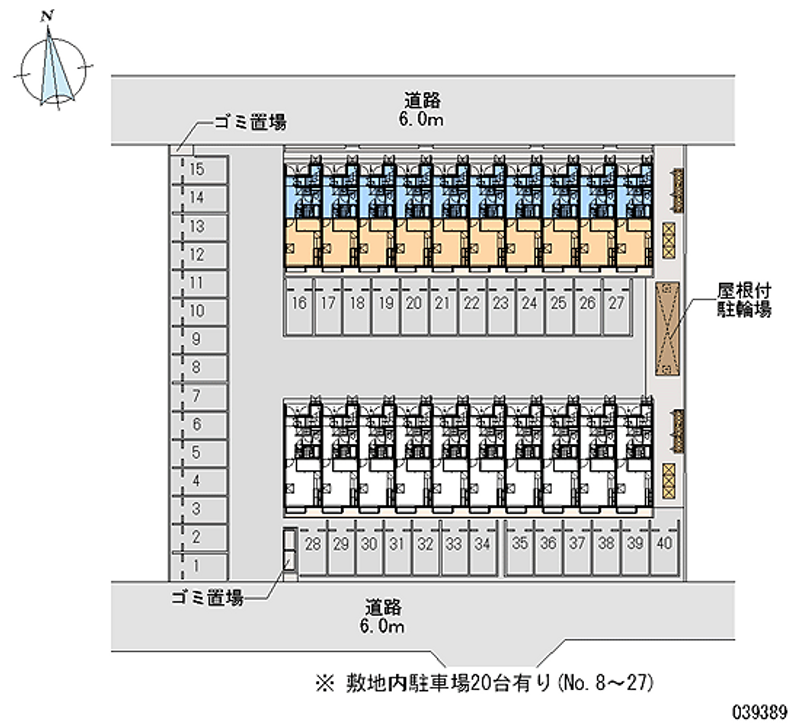 39389 bãi đậu xe hàng tháng