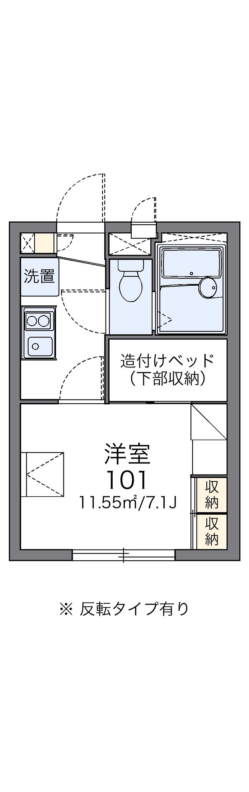 レオパレス松尾 間取図