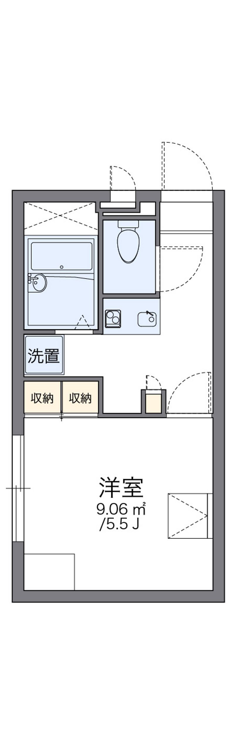 レオパレスカレンコート 間取図