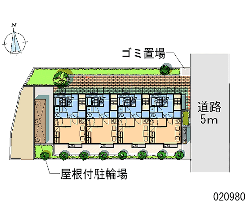 レオパレスセグンド 区画図