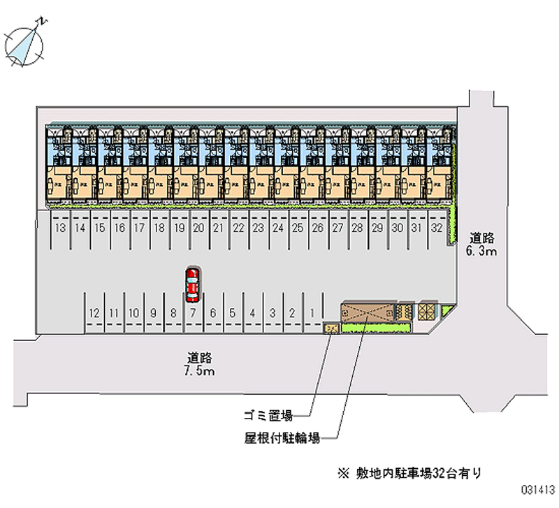 31413 Monthly parking lot