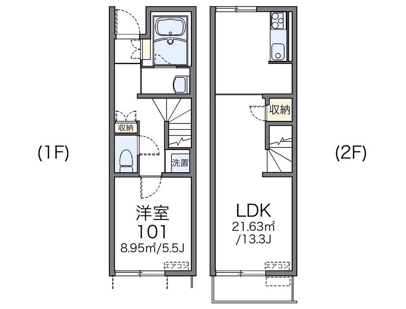 レオネクストヴィヴィエンダ林 間取図