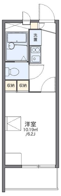 レオパレスクレールメゾンⅡ 間取り図