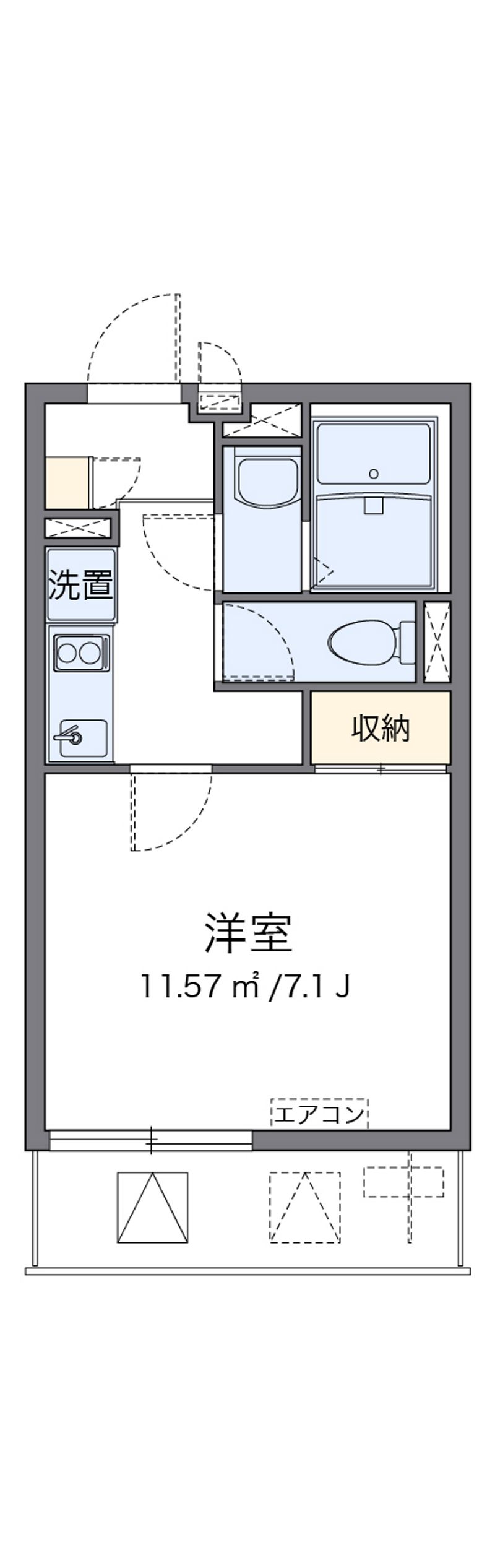 クレイノＮＬエヌズラント　Ⅰ 間取り