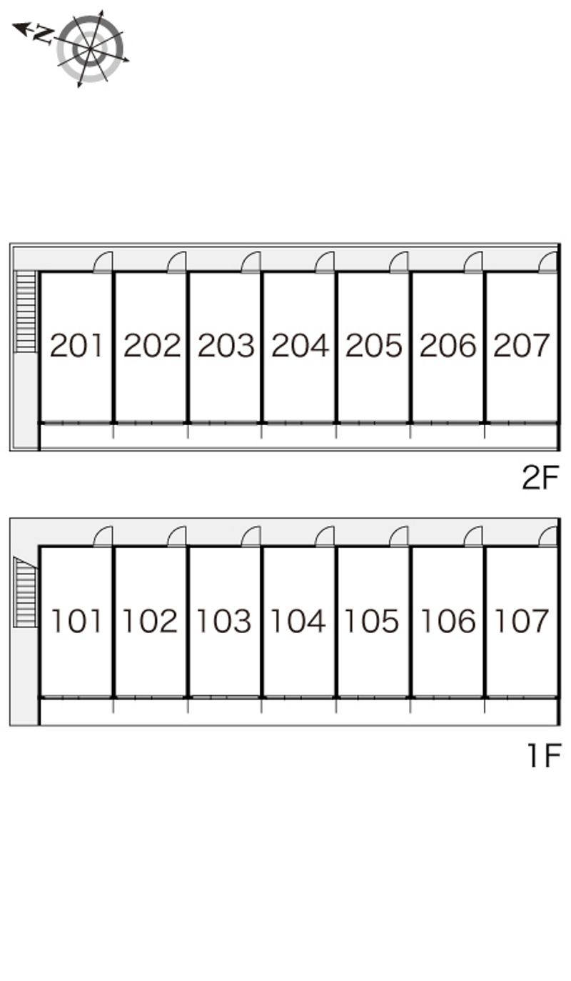 レオパレスＴＮ 間取配置図