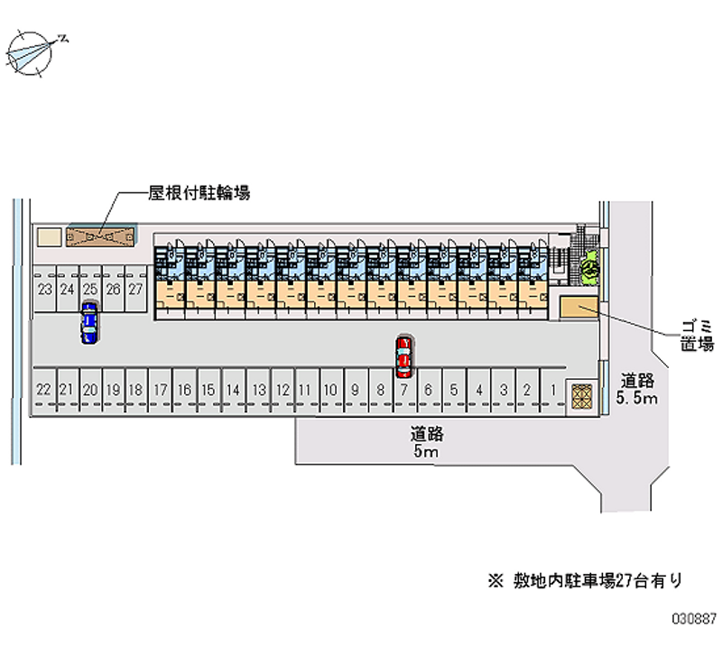 レオパレスＡＲＫＡＤＩＡ 月極駐車場