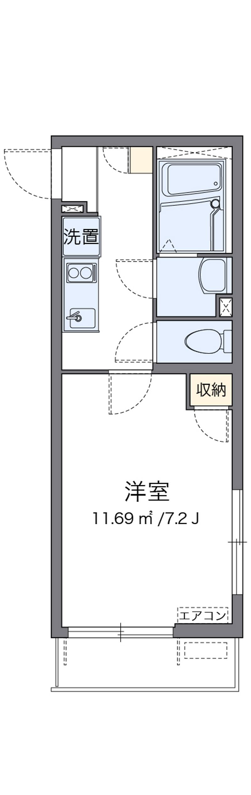 クレイノポートハイムⅡ 間取図