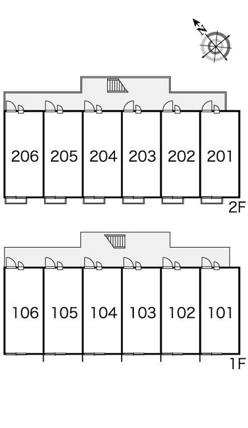 レオパレスＭ＆Ａフォースイ 間取配置図
