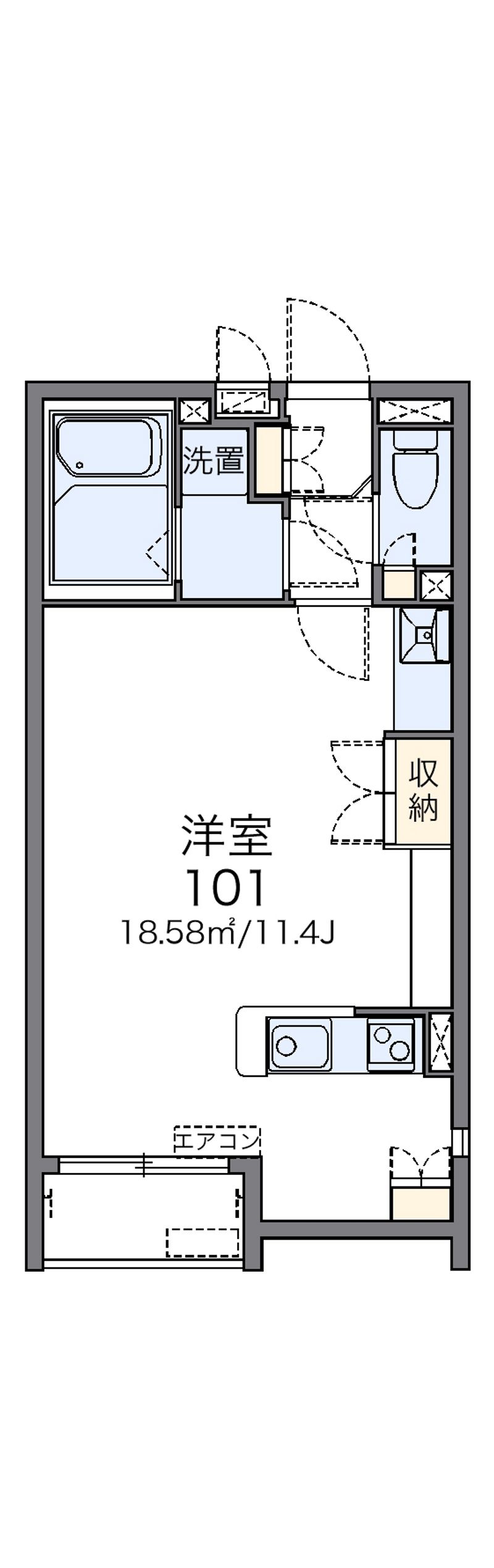 レオネクスト明和 間取図