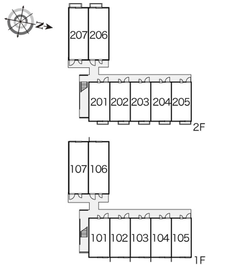 レオパレス森下 間取り配置図