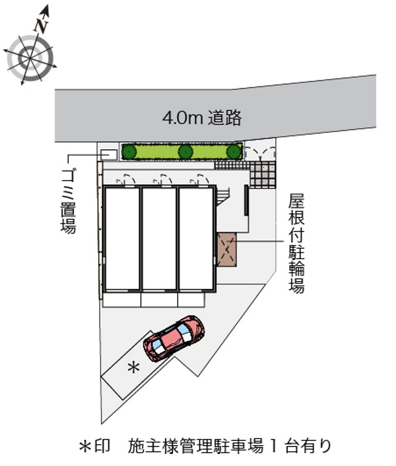 レオネクストＴＡＫＡＲＡＤＡⅡ 配置図