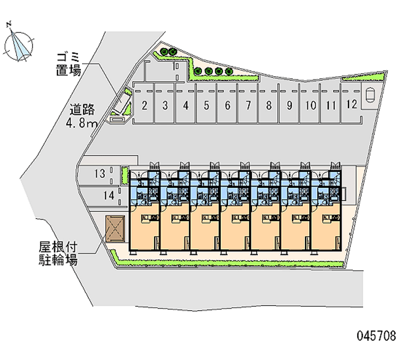 45708 Monthly parking lot