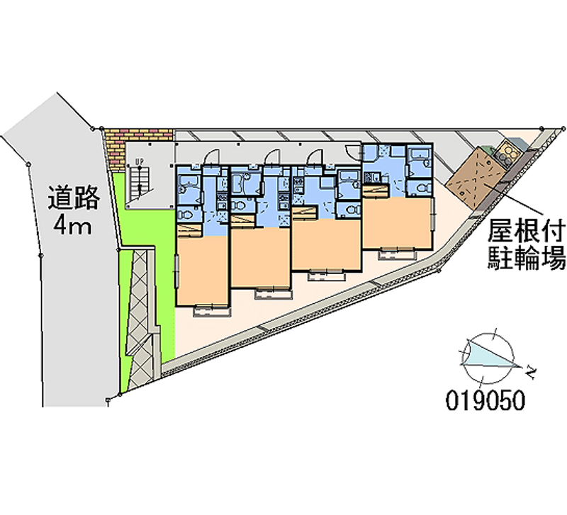 レオパレス妙蓮寺ヴィラ 区画図