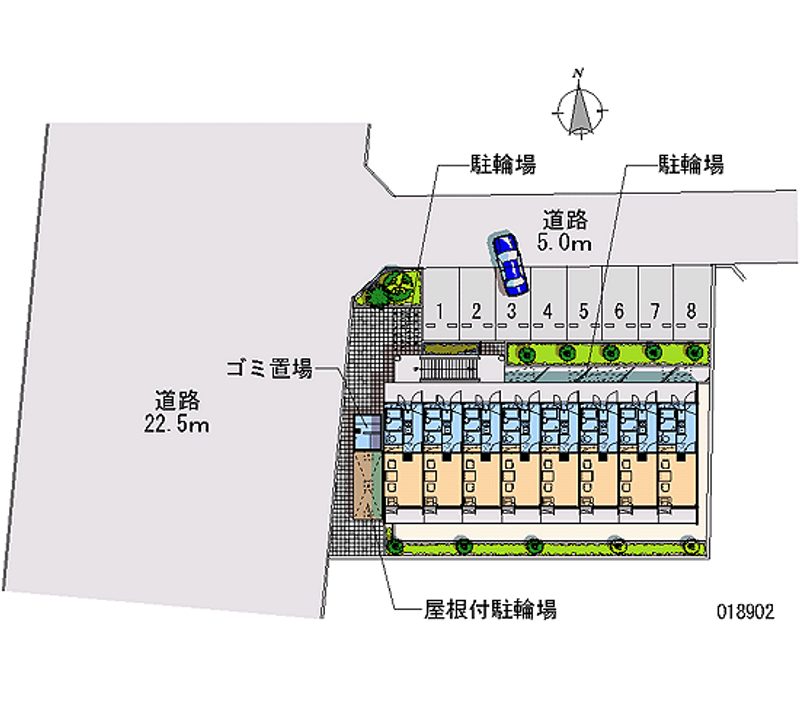 レオパレス光が丘 区画図
