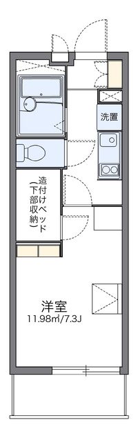 レオパレスエターナルⅠ 間取り図