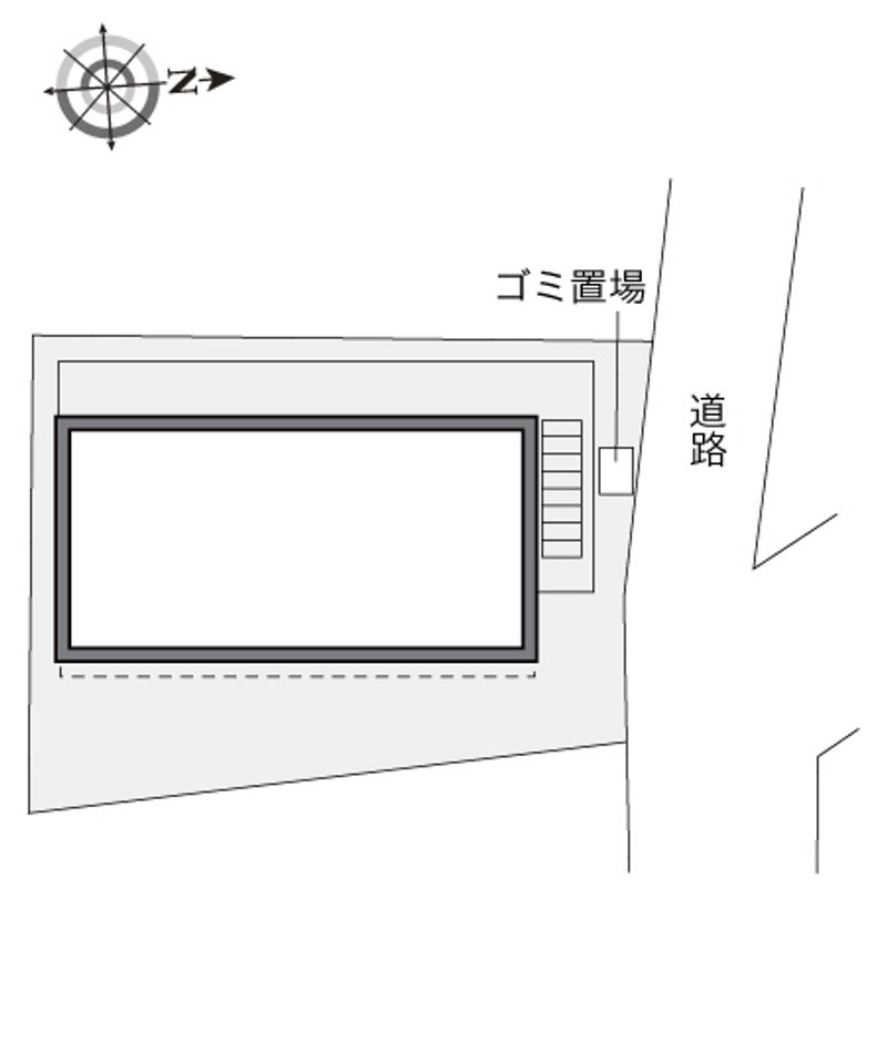 レオパレス千早 配置図